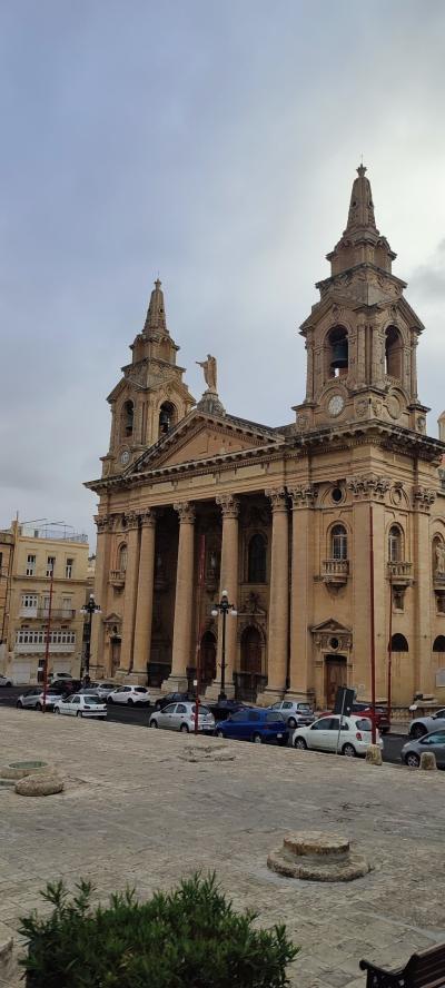 Zdjęcie kościoła św. Publiusza we Florianie, jednej z dzielnic  Malty.