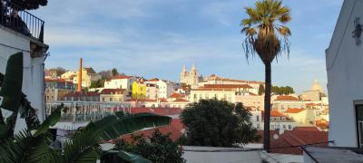 Panorama Lizbony.