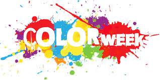 Kolorowe logo z napisem color week