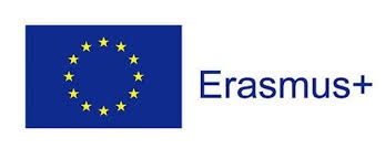 Logo Unii Europejskie z napisem Erasmus+
