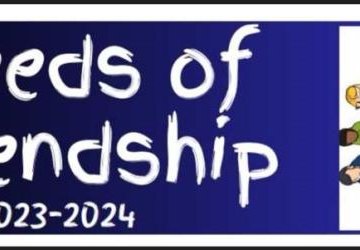 Logo projektu z  napisem: Seeds of Friendship.
