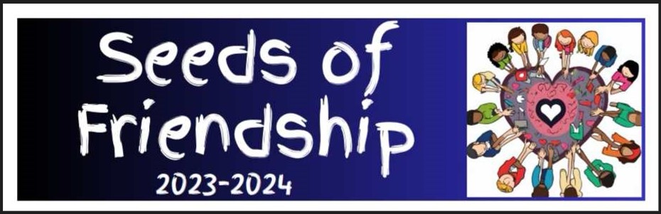 Logo projektu z  napisem: Seeds of Friendship.