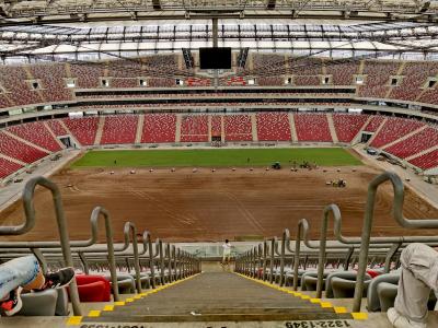 Stadion Narodowy widziany z trybun