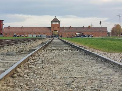 Rampa główna  w Birkenau