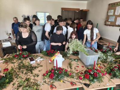 Udział w warsztatach florystycznych