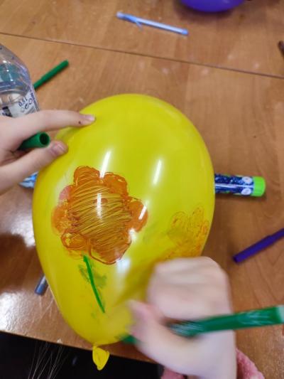 Balon do prezentacji zadania projektowego