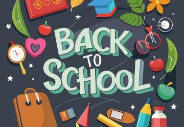 Grafika z napisem Back to School Grafika z napisem Back to School