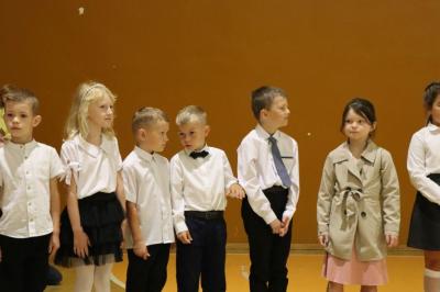 Uczniowie klas pierwszych