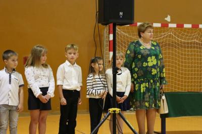 Uczniowie klas pierwszych