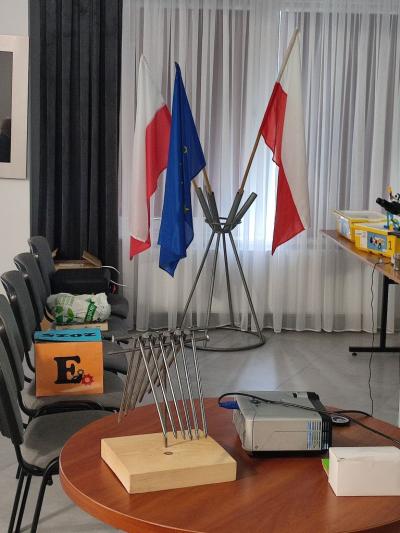 Konferencja STEAM - flagi i gadzety konferencyjne