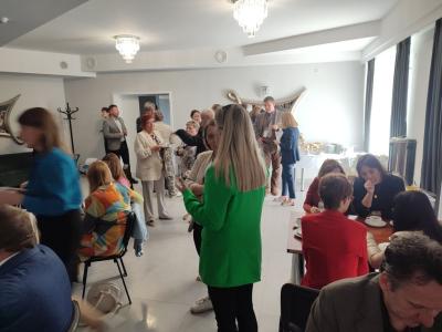 Konferencja STEAM - rozmowy w kuluarach w czasie spotkania