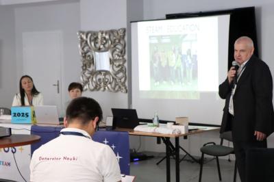 Konferencja STEAM - wystąpienie Dyrektora ZSP Libusza