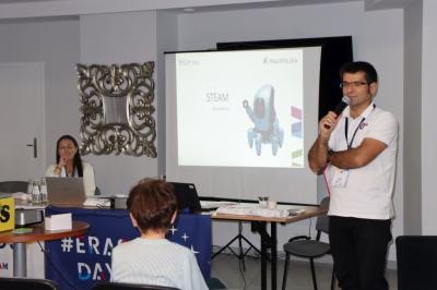 Konferencja STEAM -wystąpienie pracownika Generator Jasło