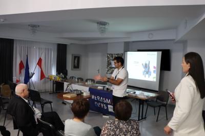 Konferencja STEAM -wystąpienie pracownika Generator Jasło