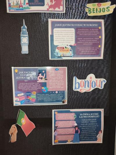 Gazetka szkolna przygotowana przez członków Klubu Europejskiego.