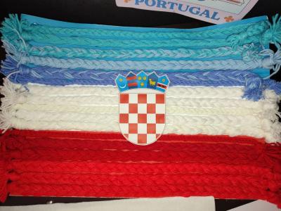 Flaga wykonana przez uczniów w ramach konkursu z okazji Dnia Języków Obcych