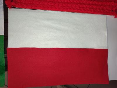 Flaga wykonana przez uczniów w ramach konkursu z okazji Dnia Języków Obcych