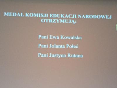 imiona i nazwiska osób, które zostały odznaczone, prezentacja multimedialna