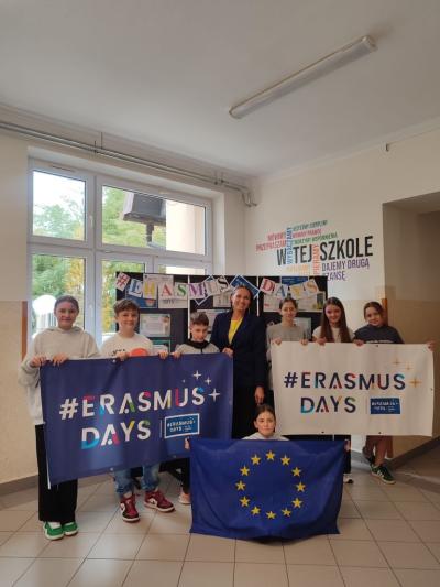Erasmus Days Team wraz z opiekunem