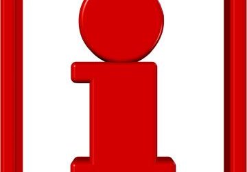 Symbol informacji - czerwona litera I