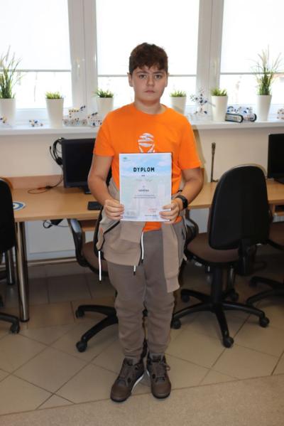 Uczeń ZSP w Libuszy