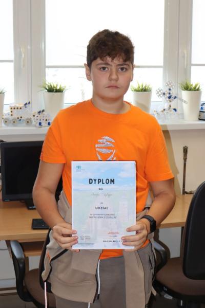 Uczeń ZSP w Libuszy