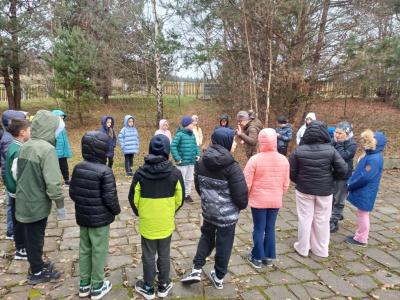 zabawa ruchowa w kole opisująca budowę pnia drzewa