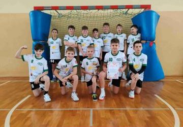 Na zdjęciu Reprezentacja Szkoły Podstawowej w Libuszy - Mistrzowie Gminy Biecz w koszykówce chłopców 2025