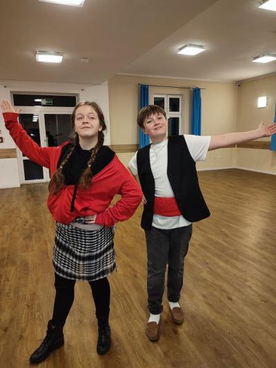 Pokazy talentów w wykonaniu uczniów