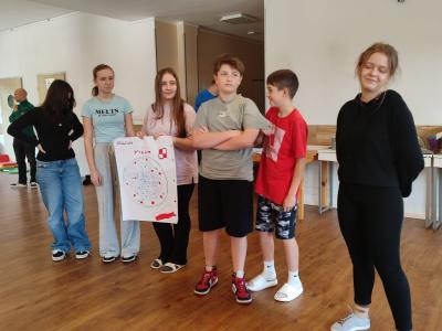 Team-building activity, praca w grupach