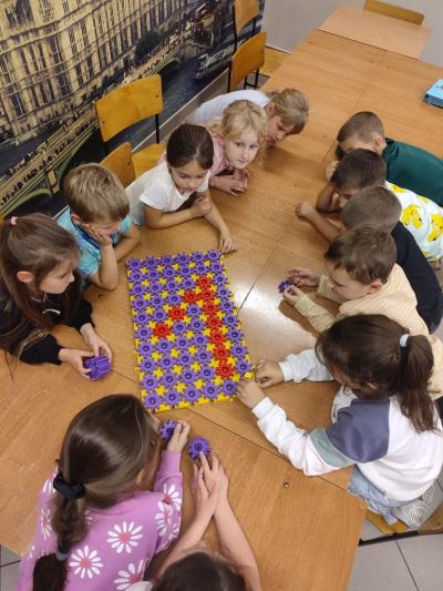 Cyfra 1 w wykonaniu uczniów