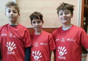 Uczniowie ZSP Libusza