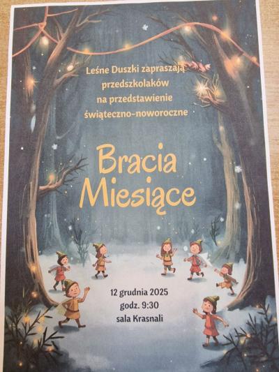 Plakat zapraszający na spektakl