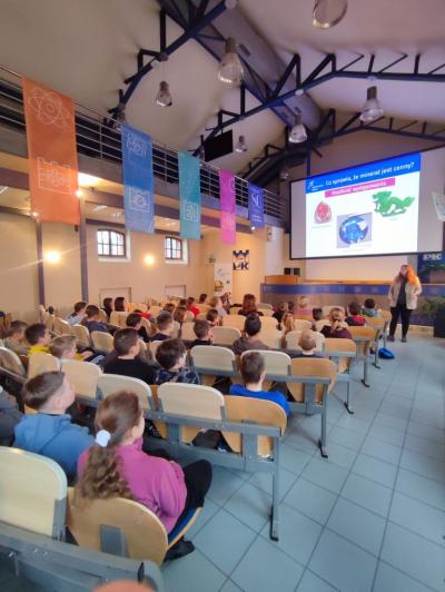 Spotkanie uczniów ZSP Libusza z naukowcem