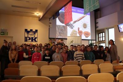 Zdjęcie grupowe w Auli Politechniki Krakowskiej