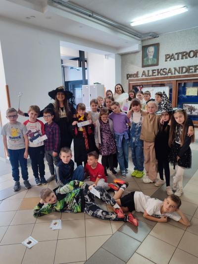 Aktywność najmłodszych na przerwach międzylekcyjnych - gra eliksir Przyjaźni