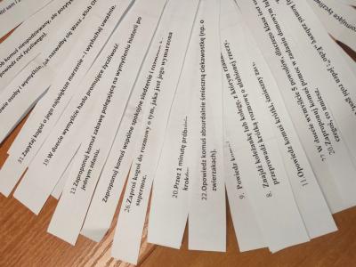 Uczniowie w akcji zaproponowanych aktywności na czas przerw międzylekcyjnych - Break Challenge