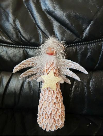 Praca ,,Anioł'' wykonana przez chłopca