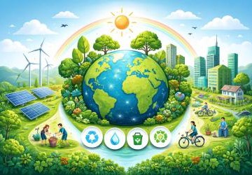 obraz przedstawiający zasady zrównoważonego rozwoju
