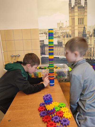 Działania projektowe na klockach Korbo