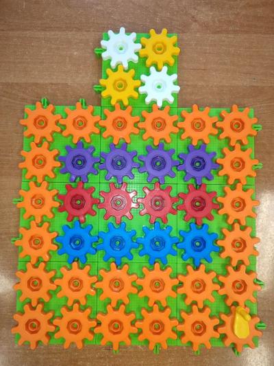 Zadania projektowe wykonane na klockach Korbo