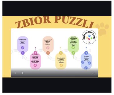 zbiór puzzli wykonanych w programie jigsaw planet