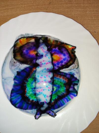 Eksperymenty z wodą, papierem i kolorowymi mazakami