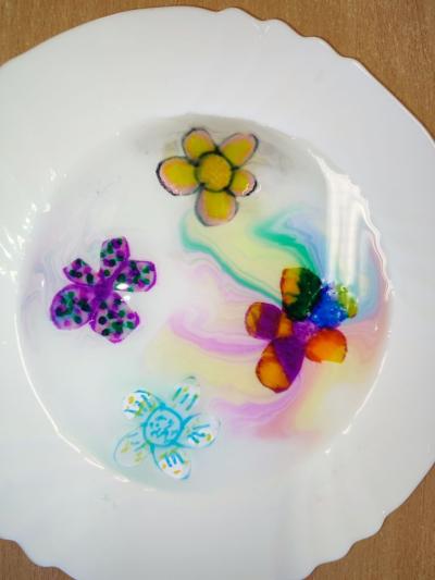 Eksperymenty z wodą, papierem i kolorowymi mazakami