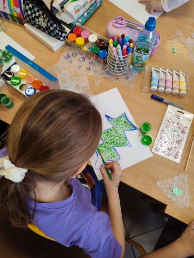 Zimowe inspiracje plastyczne- prace plastyczne uczniów