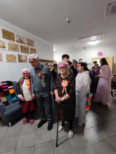 Bal karnawałowy z Seniorami w Dziennym Ośrodku Wsparcia w Libuszy