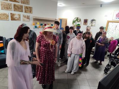 Bal karnawałowy z Seniorami w Dziennym Ośrodku Wsparcia w Libuszy