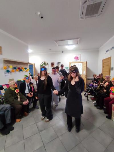 Bal karnawałowy z Seniorami w Dziennym Ośrodku Wsparcia w Libuszy