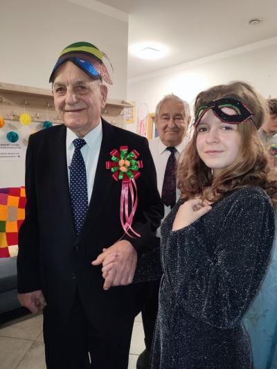 Bal karnawałowy z Seniorami w Dziennym Ośrodku Wsparcia w Libuszy