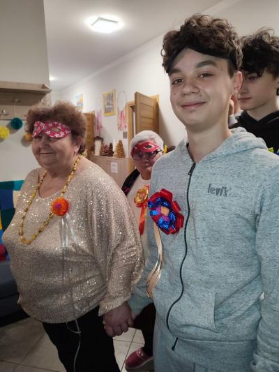 Bal karnawałowy z Seniorami w Dziennym Ośrodku Wsparcia w Libuszy